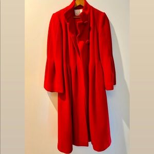 Stunning Vintage 1980’s Pauline Trigere Wool Coat - S/M
